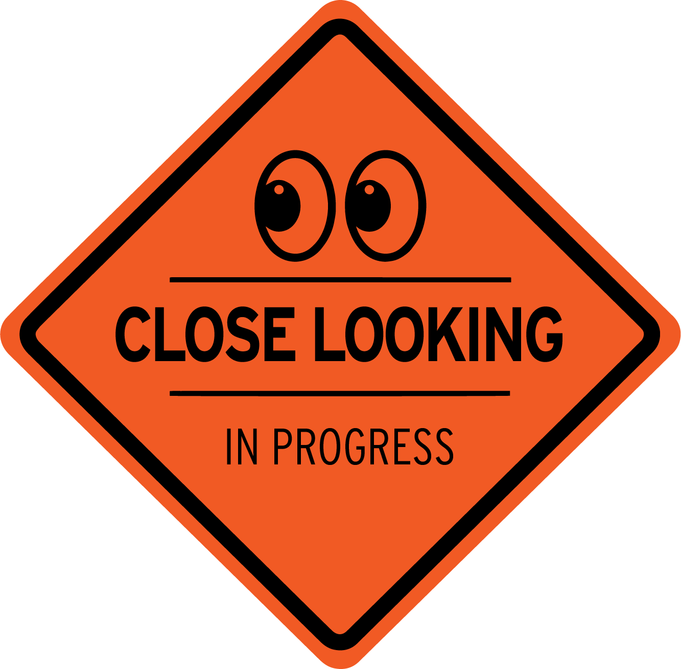 Close Looking Sticker