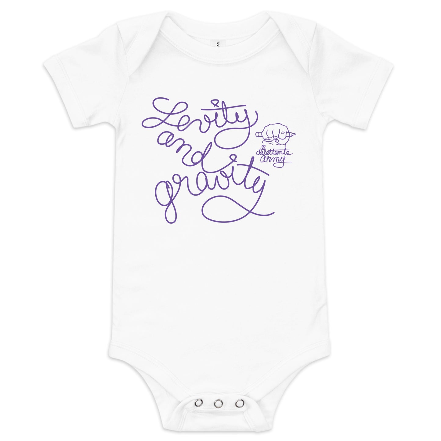 “Levity and gravity” Infant Baby Onesie