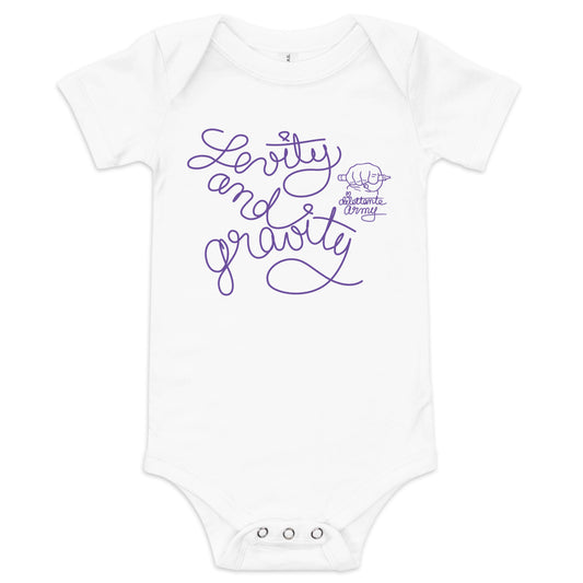 “Levity and gravity” Infant Baby Onesie
