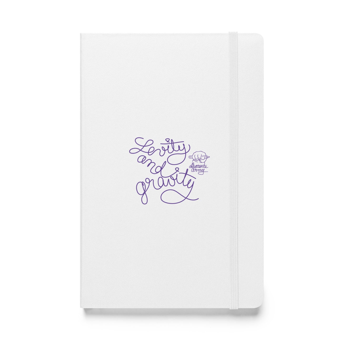 “Levity and gravity” Hardcover Notebook